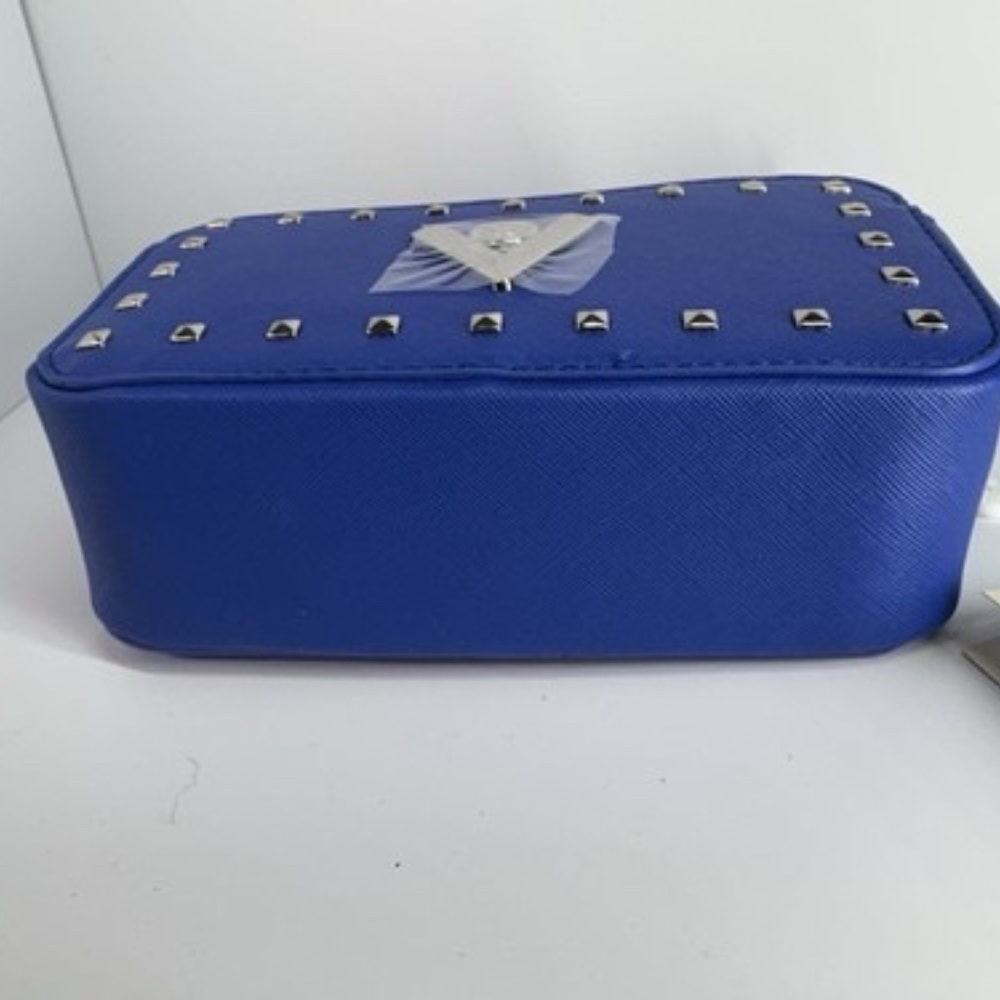 Valentino Orlandi Small Camera Crossbody Bag Electric Blue NWT - Picture 9 of 16